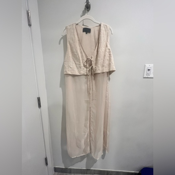 Sunday in Brooklyn Tops - Sunday in Brooklyn Sheet Linen Blend Tunic